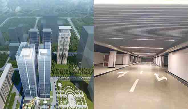 项目快讯|项目回顾：通道金刚砂固化 ＋ 车位环氧超耐磨，OCC 奥德国际大厦 3 万㎡地坪工程实录